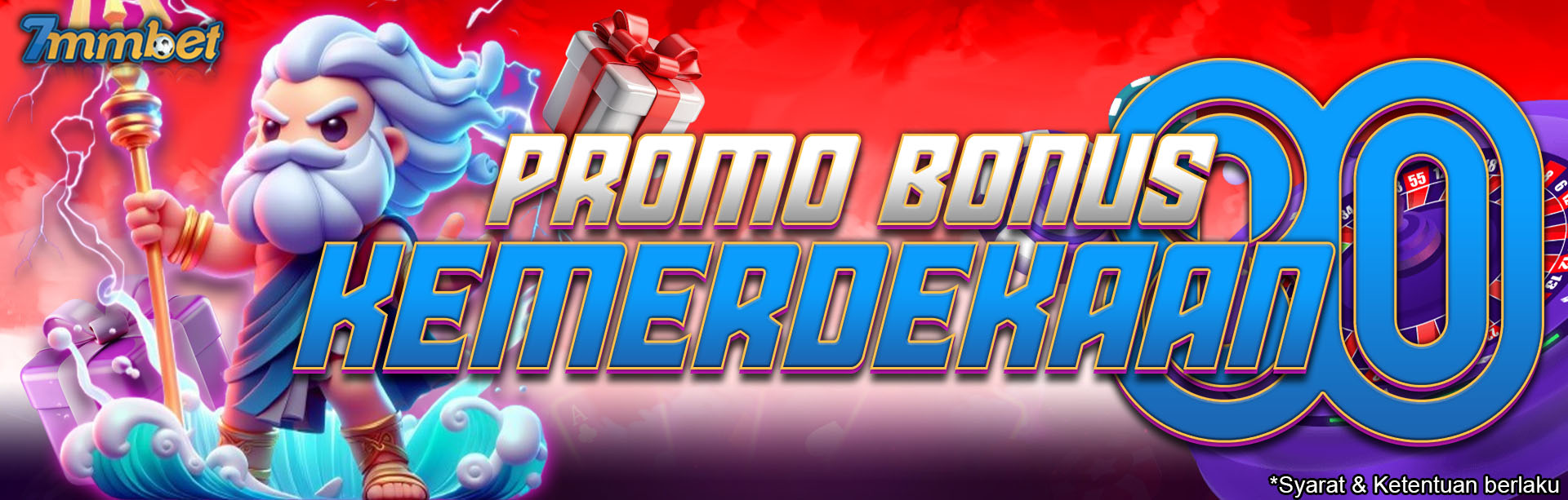🤩🤩Bonus Hari Kemerdekaan 7MMBET🤩🤩